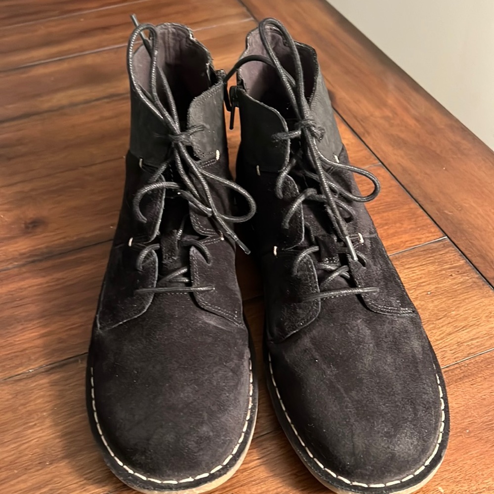 Women’s Clarks suede boots